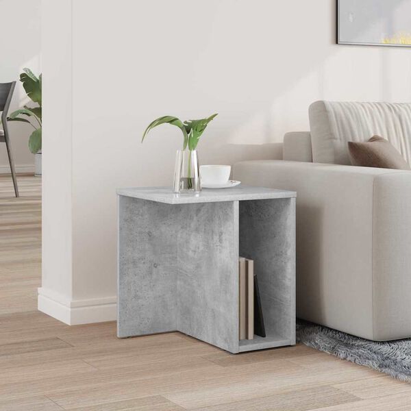 vidaXL End Table &Sigma;&kappa;&upsilon;&rho;ό&delta;&epsilon;&mu;&alpha; &Gamma;&kappa;&rho;&iota; 37 x 32 x 40 &epsilon;&kappa; &Epsilon;&pi;&epsilon;&xi;&epsilon;&rho;&gamma;&alpha;&sigma;&mu;έ&nu;&omicron; &xi;ύ&lambda;&omicron;