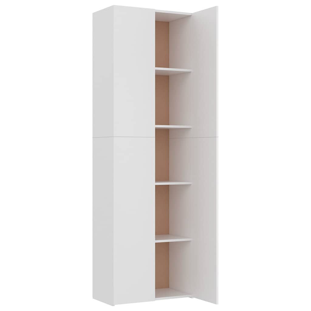vidaXL Ντουλάπα Γραφείου Λευκή 60 x 32 x 190 εκ. από Επεξ. Ξύλο