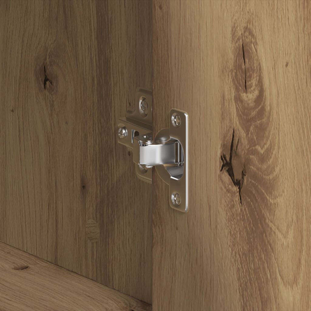 vidaXL Πλευρικός Ράφτης Artisan Δρυς 120x41x75 εκ. Επεξεργασμένο Ξύλο