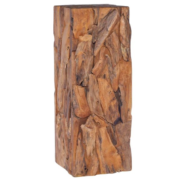 vidaXL Τραπέζι Βοηθητικό 30 x 30 x 80 εκ. από Μασίφ Ξύλο Teak