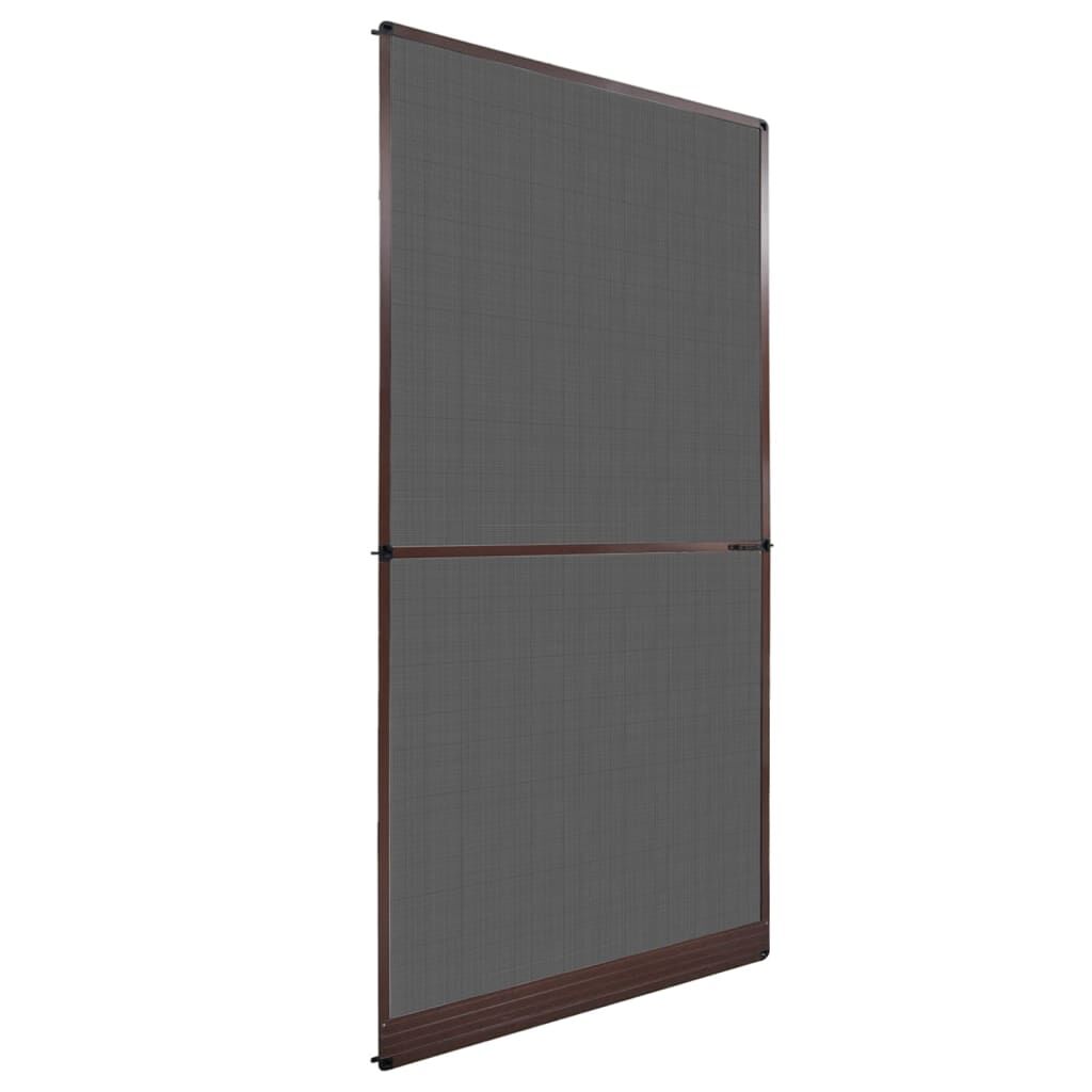 vidaXL Σήτα Πόρτας με Μεντεσέδες Καφέ 120 x 240 εκ.