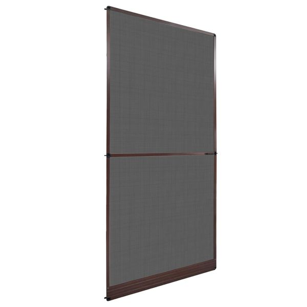 vidaXL Σήτα Πόρτας με Μεντεσέδες Καφέ 120 x 240 εκ.