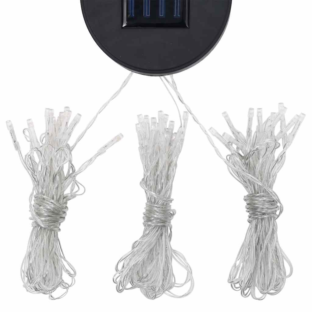 vidaXL Κιόσκι με Φωτάκια LED Μπορντό 3 x 3 μ.