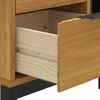 vidaXL Κομοδίνο FLAM 49 x 35 x 50 εκ. από Μασίφ Ξύλο Πεύκου