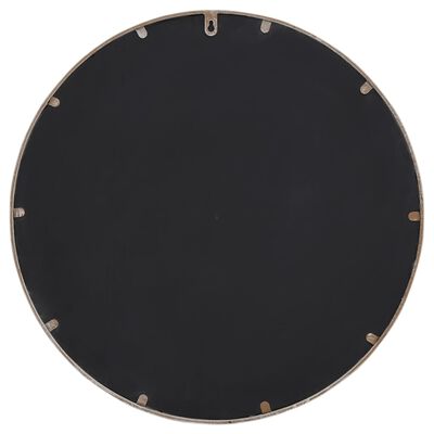 vidaXL Καθρέφτης για Εσ. Χώρους Στρογγυλός Χρώμα Άμμου 60x4 εκ. Σίδερο