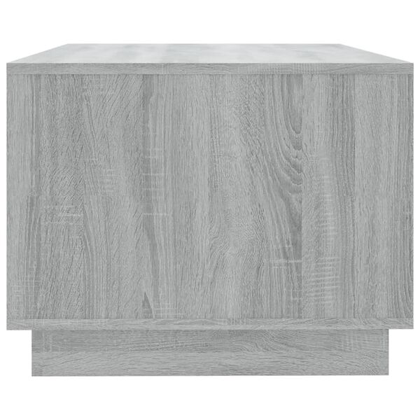 vidaXL Τραπεζάκι Σαλονιού Γκρι Sonoma 102 x 55 x 43 εκ από Μοριοσανίδα