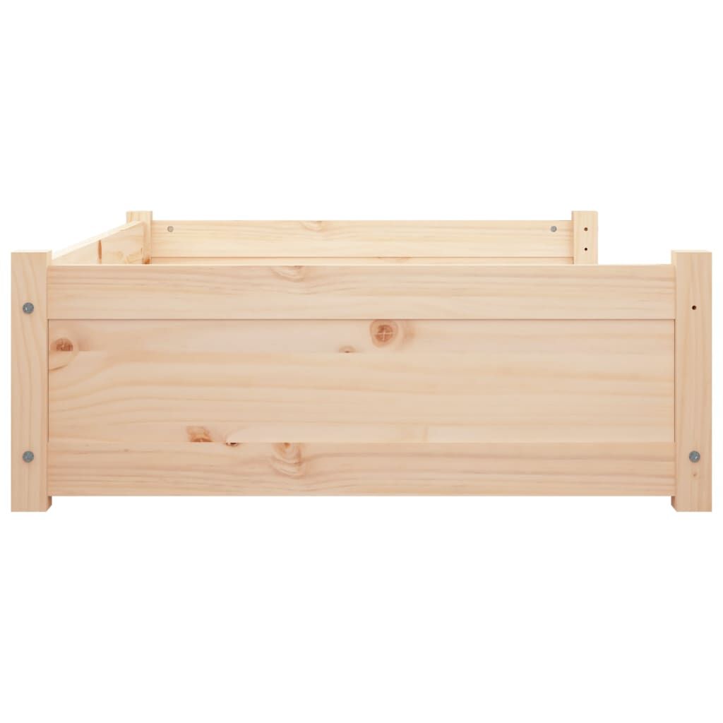 vidaXL Κρεβάτι Σκύλου 95,5 x 65,5 x 28 εκ. από Μασίφ Ξύλο Πεύκου