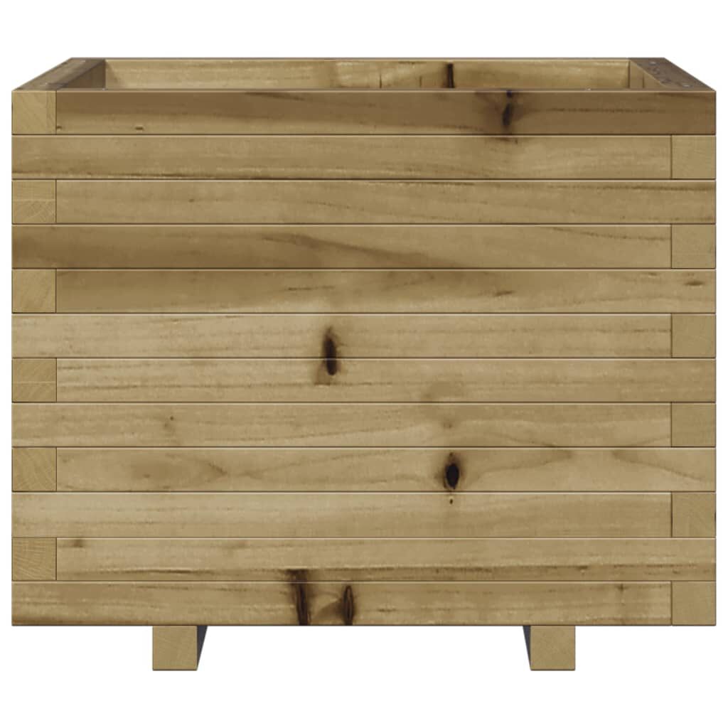vidaXL Ζαρντινιέρα Κήπου 60x60x49,5 εκ. από Εμποτισμένο Ξύλο Πεύκου