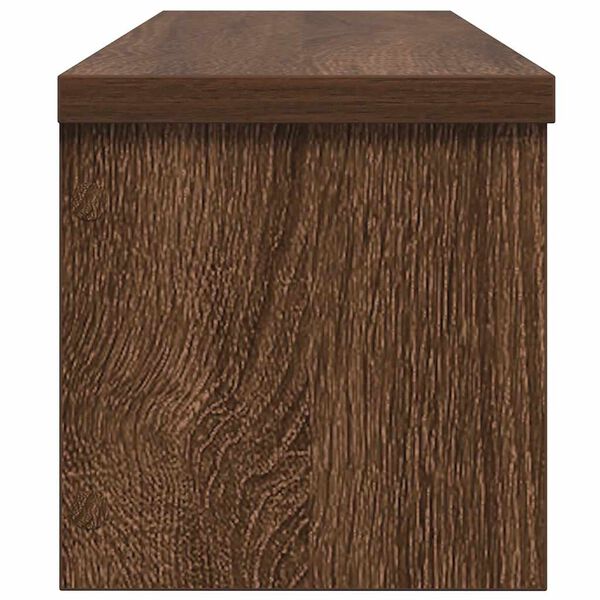 vidaXL Ράφι κουζίνας στοιβαζόμενο καφέ δρυς 50x15x16 εκ.