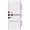 vidaXL Εσωτερική Πόρτα ORKDAL Καφέ 86 x 211 cm Κόντρα πλακέ