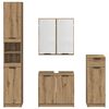 vidaXL &Sigma;&epsilon;&tau; &Epsilon;&pi;ί&pi;&lambda;&omega;&nu; &Mu;&pi;ά&nu;&iota;&omicron;&upsilon; 4 pcs Artisan Oak &Epsilon;&pi;&epsilon;&xi;&epsilon;&rho;&gamma;&alpha;&sigma;&mu;έ&nu;&omicron; &xi;ύ&lambda;&omicron;