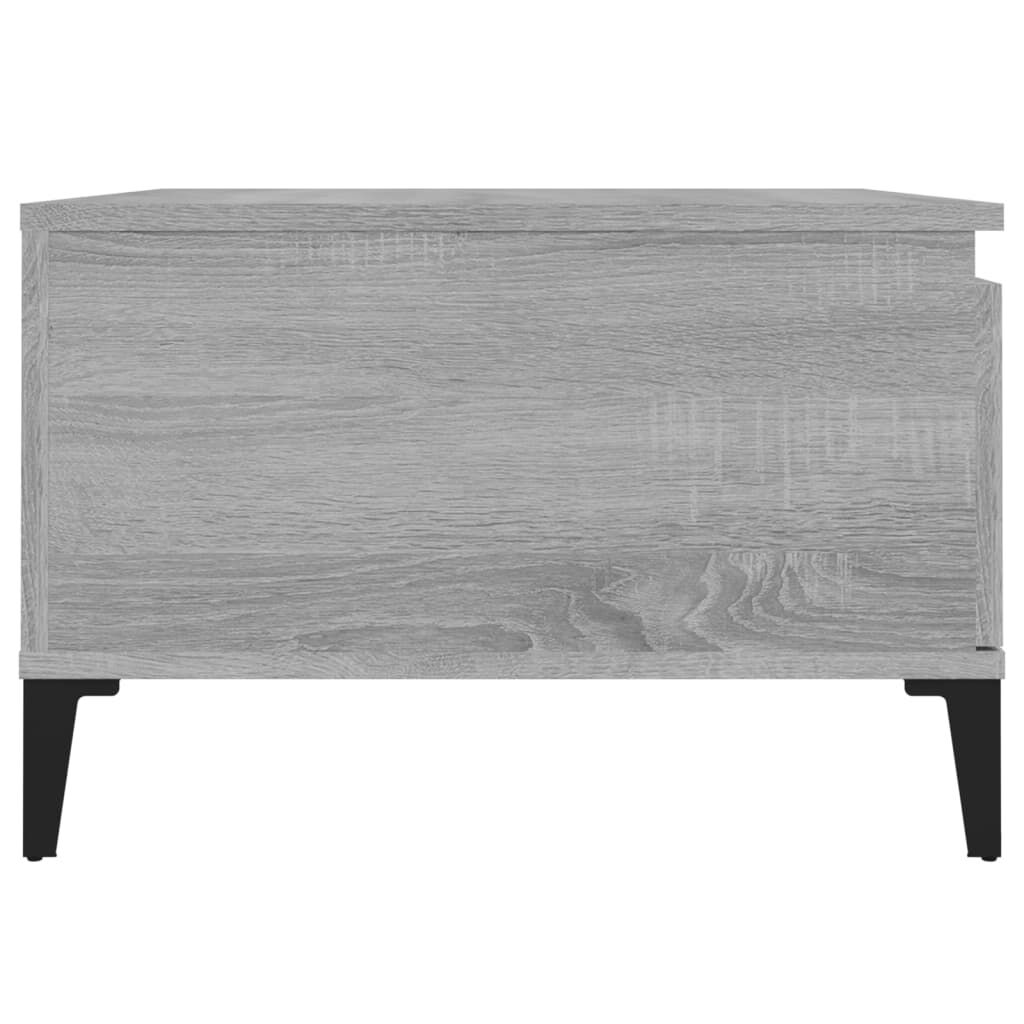 vidaXL Τραπεζάκι Σαλονιού Γκρι Sonoma 55x55x36,5εκ. Επεξεργασμένο Ξύλο