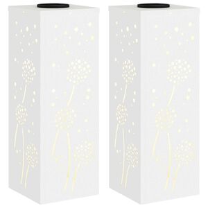 vidaXL &Eta;&lambda;&iota;&alpha;&kappa;ό LED &Phi;&omega;&sigmaf; &Delta;&rho;ό&mu;&omicron;&upsilon; 2 &tau;&mu;&chi;. &Theta;&epsilon;&rho;&mu;ό &lambda;&epsilon;&upsilon;&kappa;ό 18 x 18 x 50 &epsilon;&kappa;.