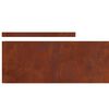 vidaXL &Pi;&epsilon;&rho;ί&gamma;&rho;&alpha;&mu;&mu;&alpha; &gamma;&kappa;&alpha;&zeta;ό&nu; 4 pcs &Sigma;&kappa; rusty 450 x 0.05 x 15 &epsilon;&kappa;