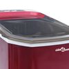 vidaXL Παγομηχανή 1,4 L Κόκκινη 15 κ. / 24 ώρες