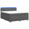 vidaXL &Kappa;&rho;&epsilon;&beta;ά&tau;&iota; Box Spring &mu;&epsilon; &Sigma;&tau;&rho;ώ&mu;&alpha; &kappa;&alpha;&iota; LED &Sigma;&kappa;&omicron;ύ&rho;&omicron; &Gamma;&kappa;&rho;&iota; 140 x 190 cm