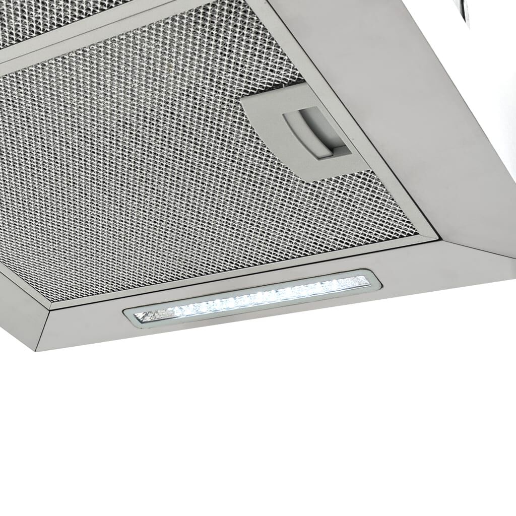 vidaXL Απορροφητήρας Νησίδα Κρεμαστός Αφής με LCD 55 εκ. Ανοξ. Ατσάλι