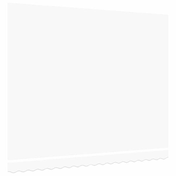 vidaXL Ύφασμα αντικατάστασης τέντας Λευκό 380 x 295 εκ. Πολυεστέρας