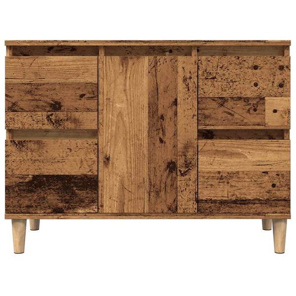 vidaXL Ντουλάπι νιπτήρα Παλιό ξύλο 80x33x60 cm Κατασκευασμένο ξύλο