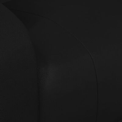 vidaXL Πολυθρόνα με Ανύψωση Μαύρη από Συνθετικό Δέρμα
