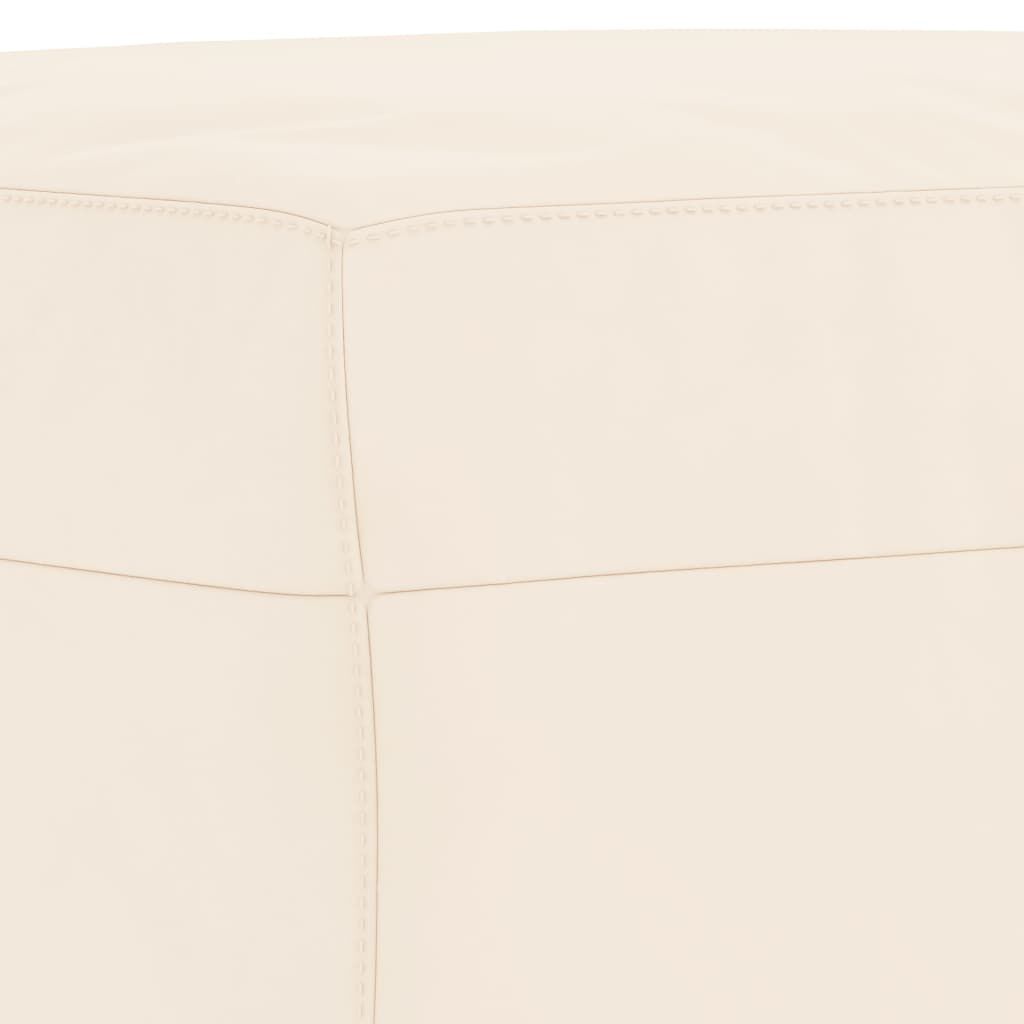vidaXL Πάγκος Κρεμ 100x35x41 εκ. Βελούδινος