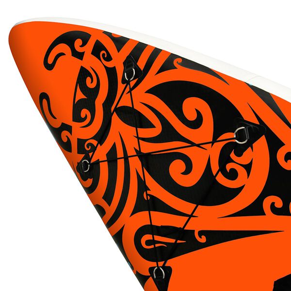 vidaXL Σανίδα SUP Φουσκωτή Σετ Πορτοκαλί 305 x 76 x 15 εκ.