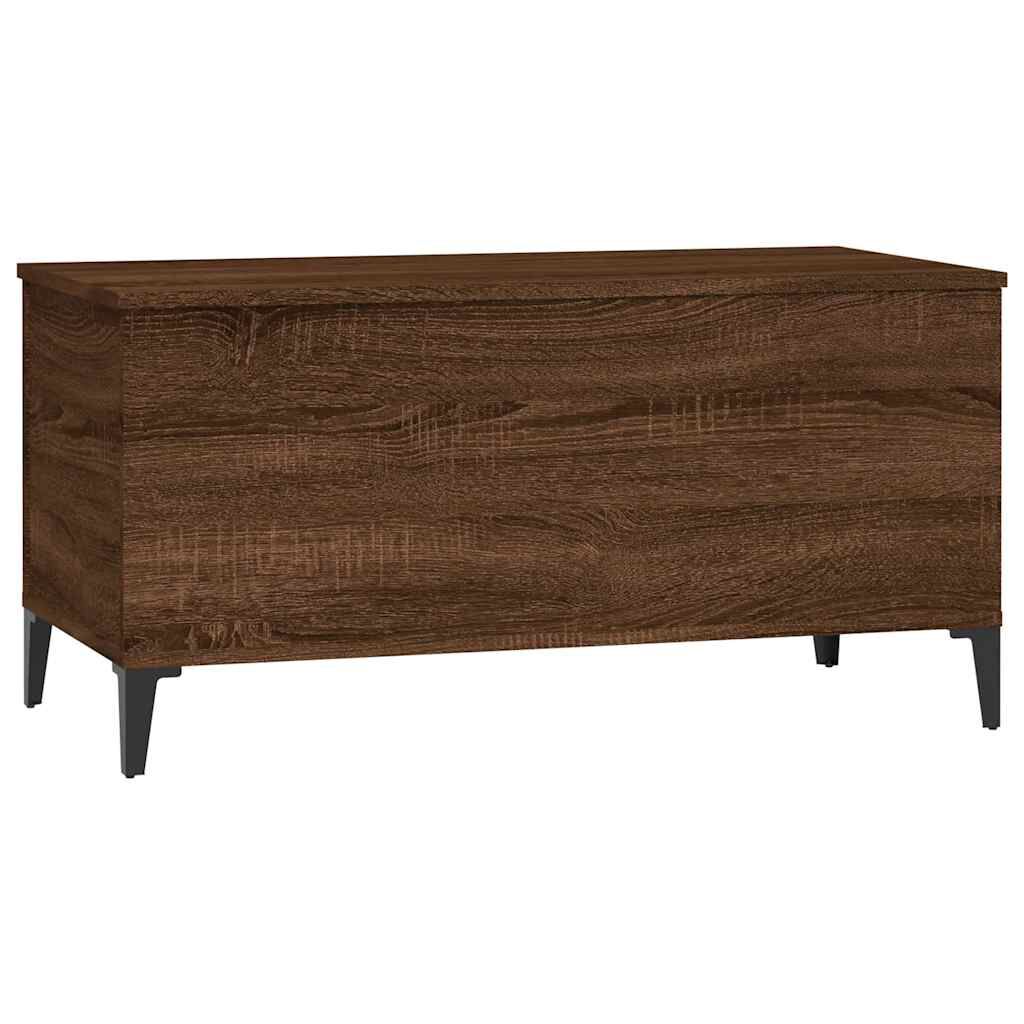 vidaXL Τραπεζάκι Σαλονιού Καφέ Δρυς 90x44,5x45 εκ. Επεξεργασμένο Ξύλο