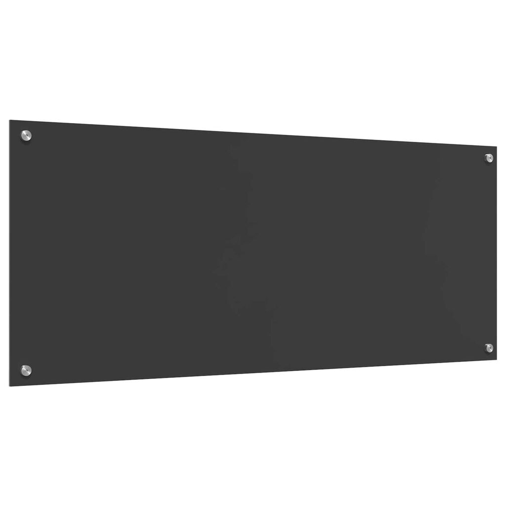 vidaXL Πλακάκι Κουζίνας Σκούρο Γκρι 120x50x0,6 εκ από Σκληρυμένο Γυαλί