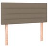 vidaXL &Kappa;&rho;&epsilon;&beta;ά&tau;&iota; Boxspring &mu;&epsilon; &Sigma;&tau;&rho;ώ&mu;&alpha; Taupe 90x190 &epsilon;&kappa;.&Upsilon;&phi;&alpha;&sigma;&mu;ά&tau;&iota;&nu;&omicron;