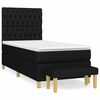 vidaXL &Kappa;&rho;&epsilon;&beta;ά&tau;&iota; Boxspring &mu;&epsilon; &Sigma;&tau;&rho;ώ&mu;&alpha; &Mu;&alpha;ύ&rho;&omicron; 90x200 &epsilon;&kappa;. &Upsilon;&phi;&alpha;&sigma;&mu;ά&tau;&iota;&nu;&omicron;
