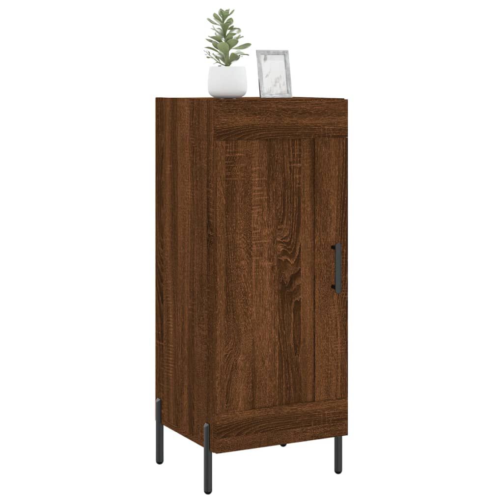 vidaXL Ντουλάπι Καφέ Δρυς 34,5 x 34 x 90 εκ. Επεξεργασμένο Ξύλο