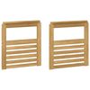 vidaXL &Mu;&omicron;&nu;ά&delta;&alpha; &mu;&pi;&rho;ά&tau;&sigma;&omega;&nu; 2 pcs &Lambda;&epsilon;&upsilon;&kappa;ό 59 x 6 x 61 &epsilon;&kappa; &Sigma;&tau;&epsilon;&rho;&epsilon;ό &Xi;ύ&lambda;&omicron; &Alpha;&kappa;&alpha;&kappa;ί&alpha;&sigmaf;