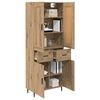 vidaXL Highboard &mu;&epsilon; &sigma;&upsilon;&rho;&tau;ά&rho;&iota; 2 pcs Artisan Oak &Epsilon;&pi;&epsilon;&xi;&epsilon;&rho;&gamma;&alpha;&sigma;&mu;έ&nu;&omicron; &xi;ύ&lambda;&omicron;