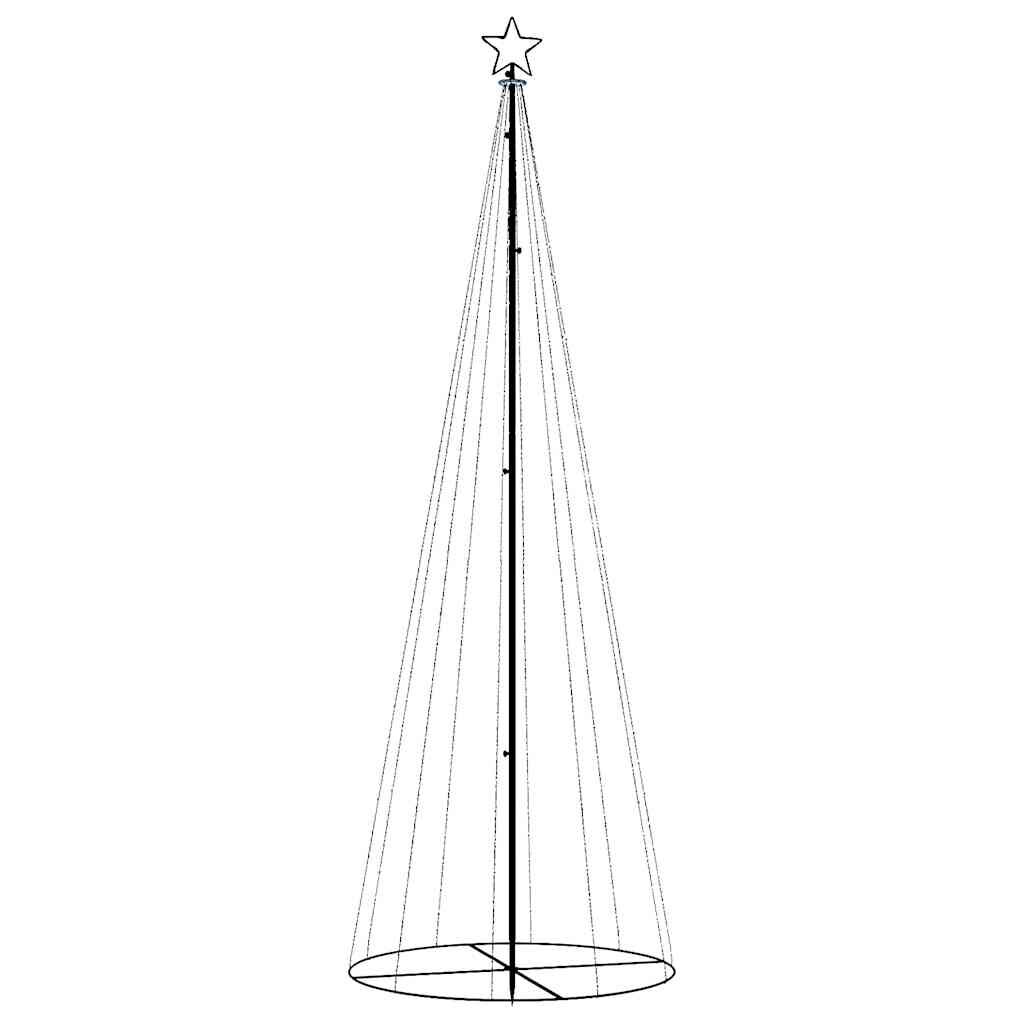 vidaXL Χριστουγεννιάτικο Δέντρο Κώνος 310 LED Μπλε 100 x 300 εκ.