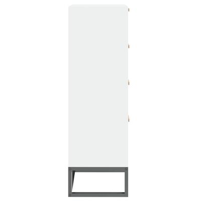 vidaXL Συρταριέρα Λευκή 40 x 30 x 95 εκ. από Επεξεργασμένο Ξύλο