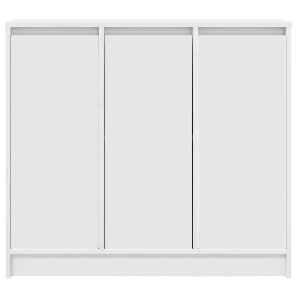 vidaXL Μπουφές Λευκός 85x34x76 εκ. από Επεξεργασμένο Ξύλο
