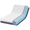 vidaXL Στρώμα Λευκό και Γκρι 80 x 160 cm Αφρός Μνήμης