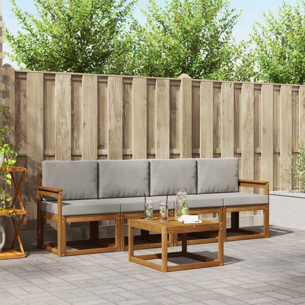 vidaXL &Sigma;&epsilon;&iota;&rho;ά &Kappa;&alpha;&nu;&alpha;&pi;έ &Epsilon;&xi;&omega;&tau;&epsilon;&rho;&iota;&kappa;&omicron;ύ 5 pcs &Phi;&upsilon;&sigma;&iota;&kappa;ό &kappa;&alpha;&iota; &Alpha;&nu;&omicron;&iota;&chi;&tau;ό &Gamma;&kappa;&rho;&iota;