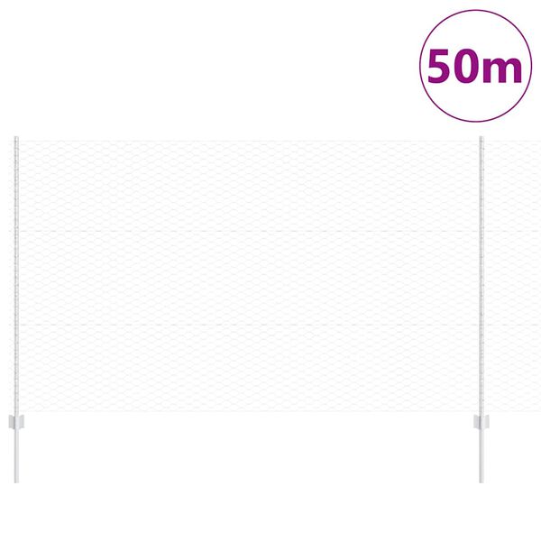 vidaXL &Tau;&epsilon;&nu;&tau;ώ&tau;&omicron; &mu;&epsilon; &sigma;&tau;ή&rho;&iota;&gamma;&mu;&alpha; &Alpha;&sigma;&eta;&mu;ί 1,4 x 50 m &Alpha;&tau;&sigma;ά&lambda;&iota;