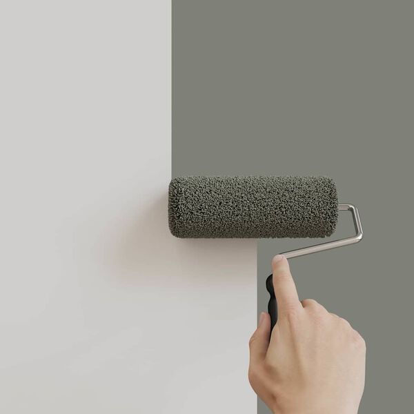 vidaXL Βαφή τοίχου Γκρι 16,5 x 16,5 x 15,9 εκ. Εκτύπωση τοίχου