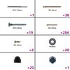 vidaXL Κούνιες με Σχοινιά 2 τεμ. Μπλε 37 x 15 εκ. από Πολυαιθυλένιο