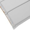 vidaXL Ξαπλώστρα με μαξιλάρι 2 pcs Ανοιχτό γκρι 184 x 55 x 64 εκ