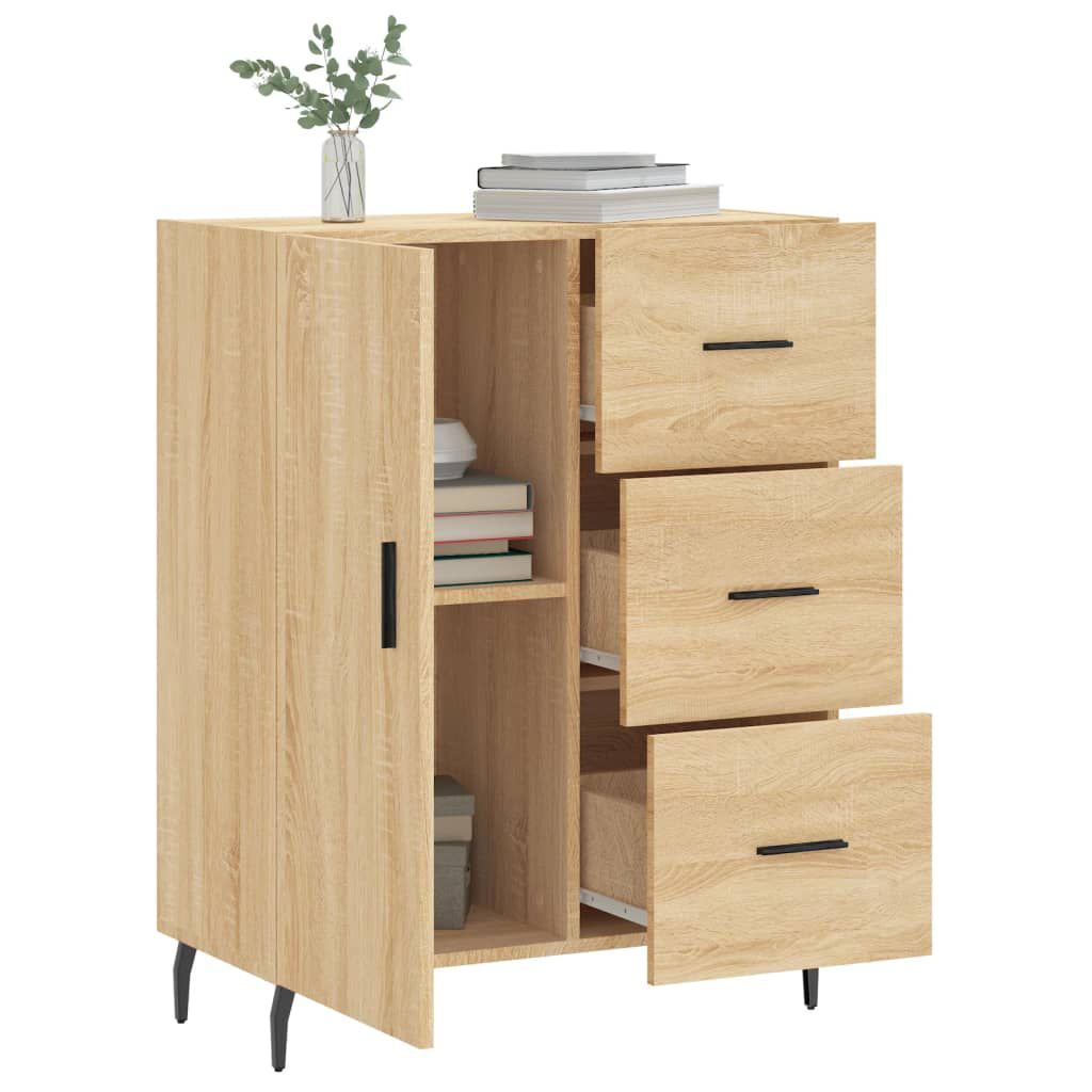 vidaXL Ντουλάπι Sonoma Δρυς 69,5 x 34 x 90 εκ. από Επεξεργασμένο Ξύλο