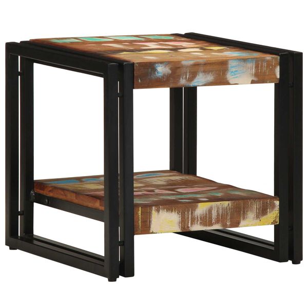 vidaXL Τραπεζάκι σαλονιού 40 x 40 x 38 cm Μασίφ ανακυκλωμένο ξύλο