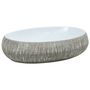 vidaXL &Nu;&iota;&pi;&tau;ή&rho;&alpha;&sigmaf; &Omicron;&beta;ά&lambda; &Gamma;&kappa;&rho;&iota; &kappa;&alpha;&iota; &Mu;&pi;&lambda;&epsilon; 59 x 40 x 15 &epsilon;&kappa;. &Kappa;&epsilon;&rho;&alpha;&mu;&iota;&kappa;ό&sigmaf;