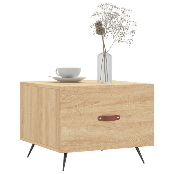 vidaXL Τραπεζάκι Σαλονιού Sonoma Δρυς 50x50x40 εκ. Επεξεργασμένο Ξύλο