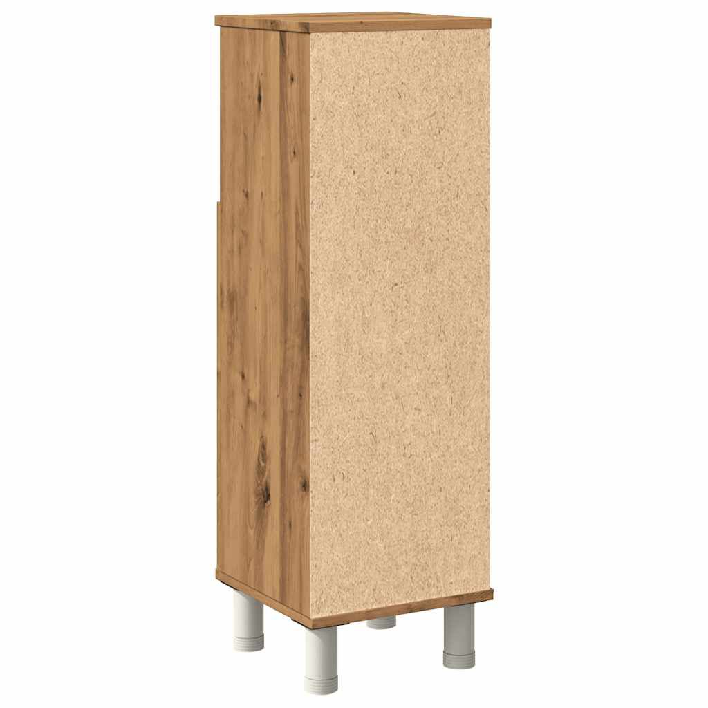 vidaXL Ντουλάπι Μπάνιου Τεχνίτης Δρυς 30x30x95 εκ. Επεξεργασμένο Ξύλο