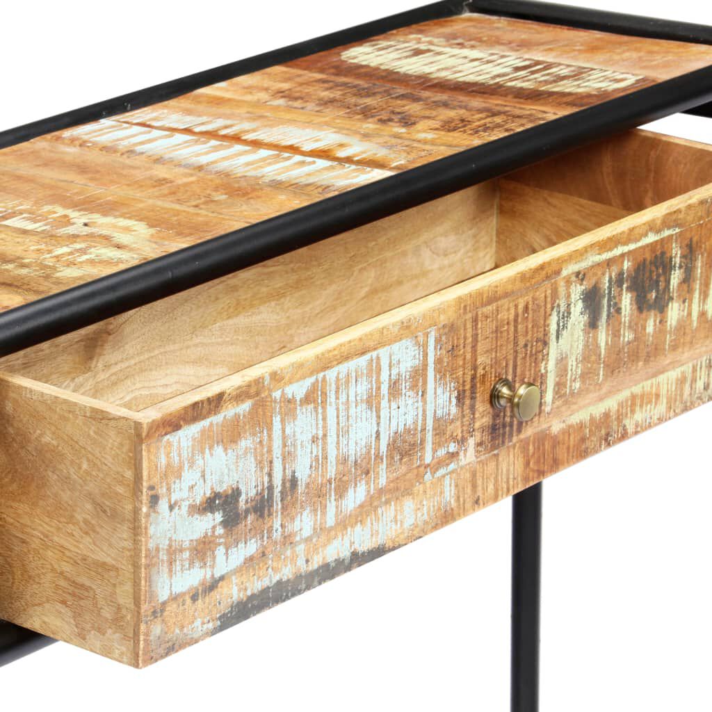 vidaXL Τραπέζι Κονσόλα 118 x 30 x 75 εκ. από Μασίφ Ανακυκλωμένο Ξύλο