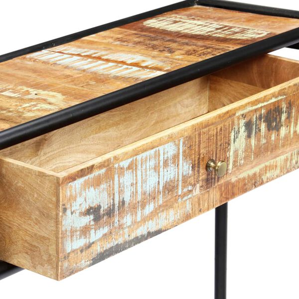 vidaXL Τραπέζι Κονσόλα 118 x 30 x 75 εκ. από Μασίφ Ανακυκλωμένο Ξύλο