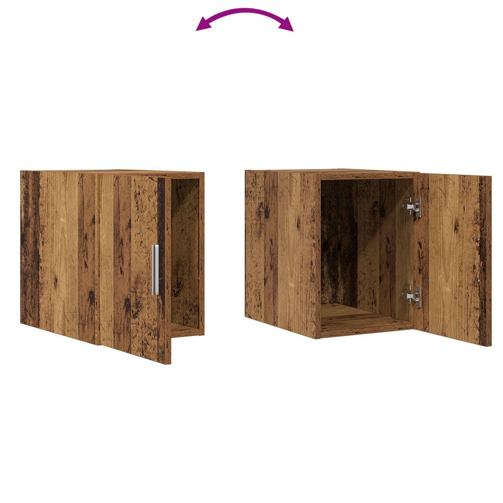 vidaXL Ντουλάπα Τοίχου Παλιό Ξύλο 30x42.5x40 εκ. Κατασκευασμένο Ξύλο